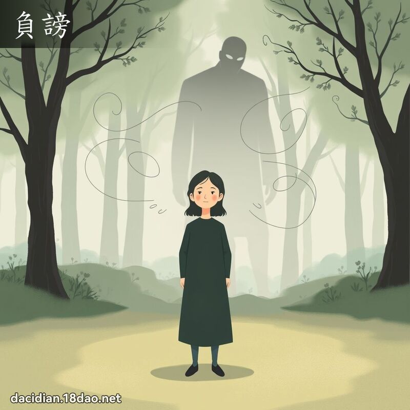 負謗 - 國語大辭典配圖