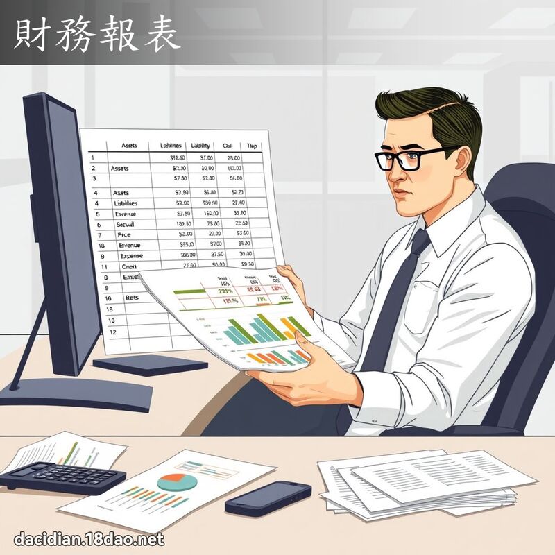 财务报表 - 国语大辞典配图