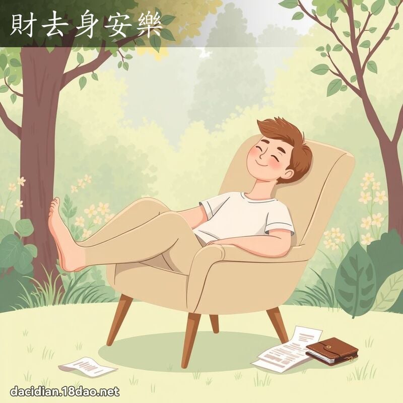 財去身安樂 - 國語大辭典配圖