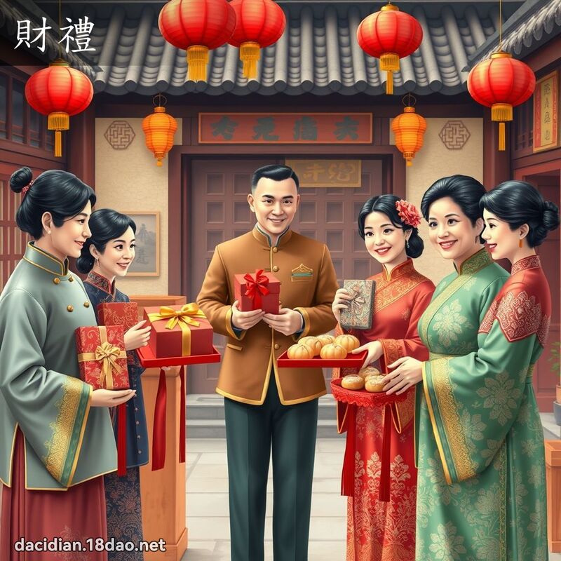 财礼 - 国语大辞典配图
