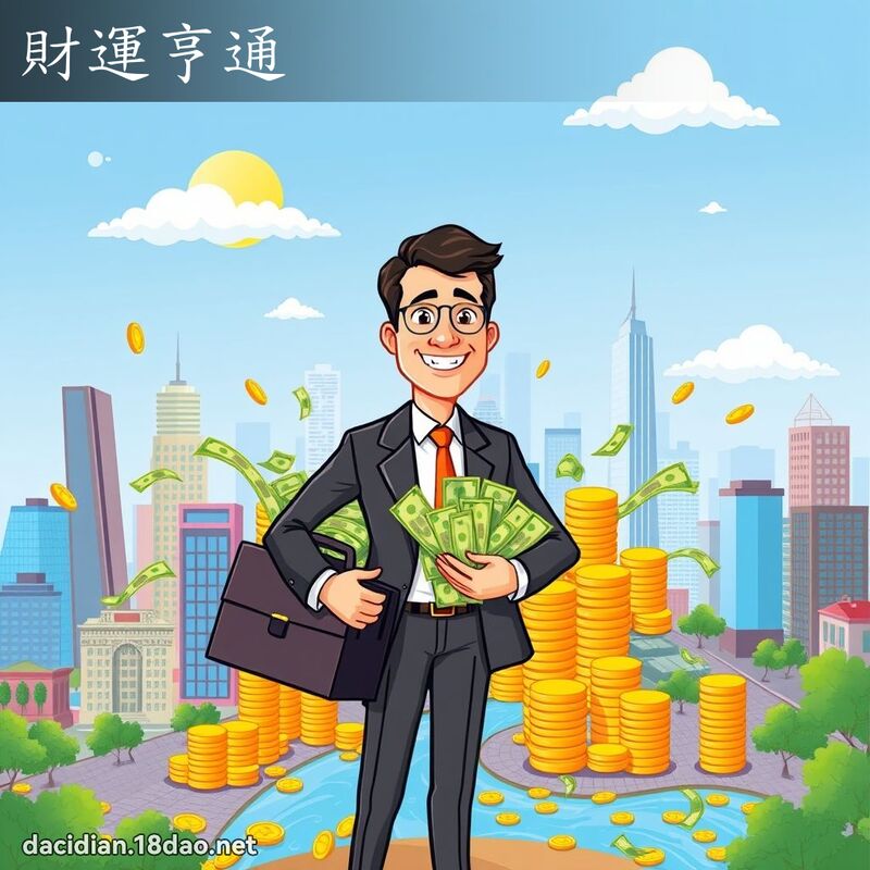 财运亨通 - 国语大辞典配图