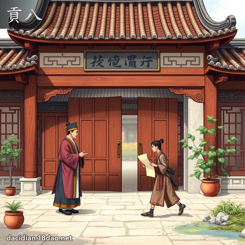 贡八 - 国语大辞典配图