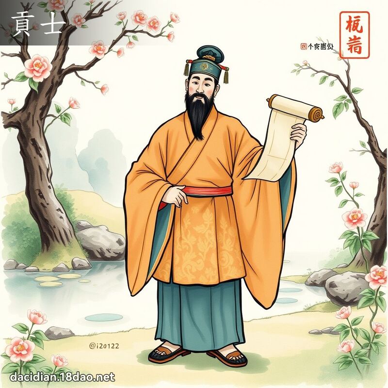 贡士 - 国语大辞典配图