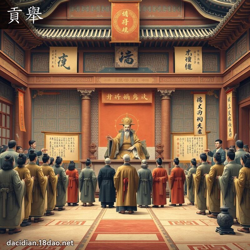 贡举 - 国语大辞典配图