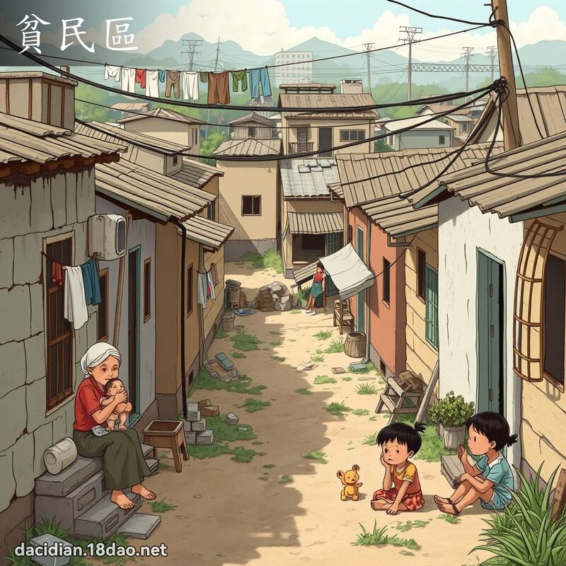 貧民區 - 國語大辭典配圖