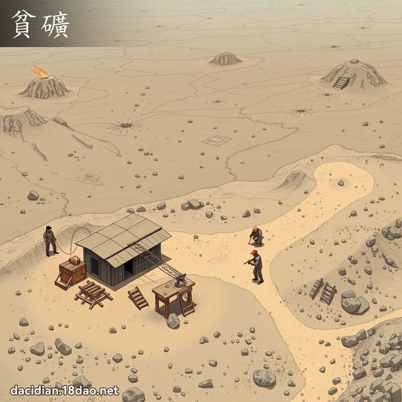 贫矿 - 国语大辞典配图