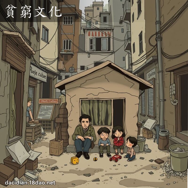 貧窮文化 - 國語大辭典配圖