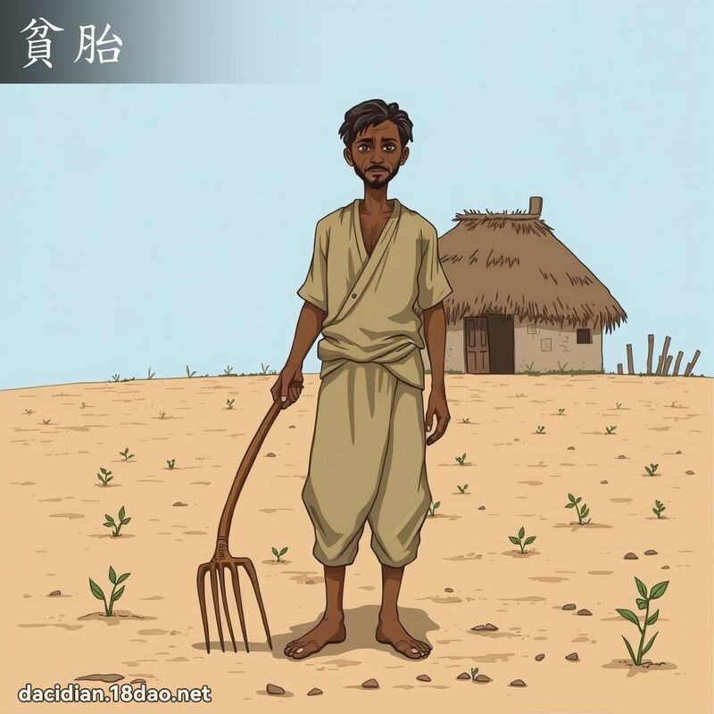 貧胎 - 國語大辭典配圖