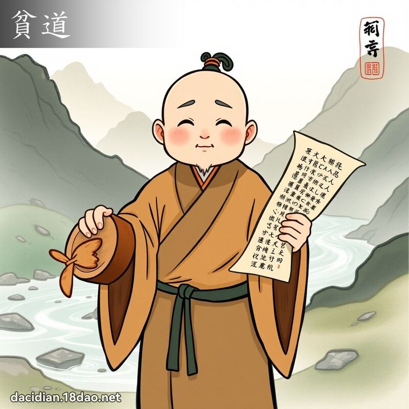 貧道 - 國語大辭典配圖