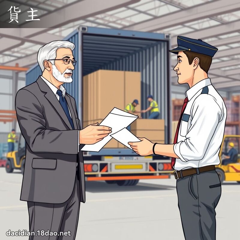 貨主 - 國語大辭典配圖