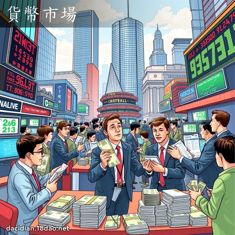 貨幣市場 - 國語大辭典配圖