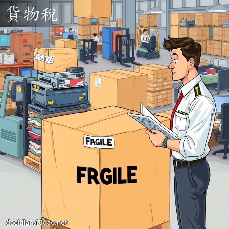 貨物稅 - 國語大辭典配圖