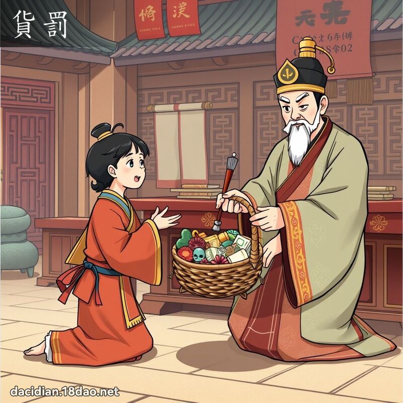 貨罰 - 國語大辭典配圖