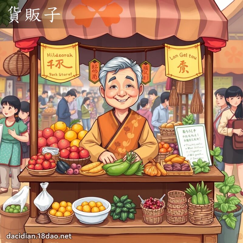 货贩子 - 国语大辞典配图