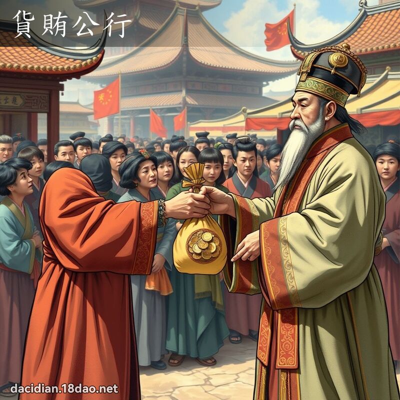 貨賄公行 - 國語大辭典配圖