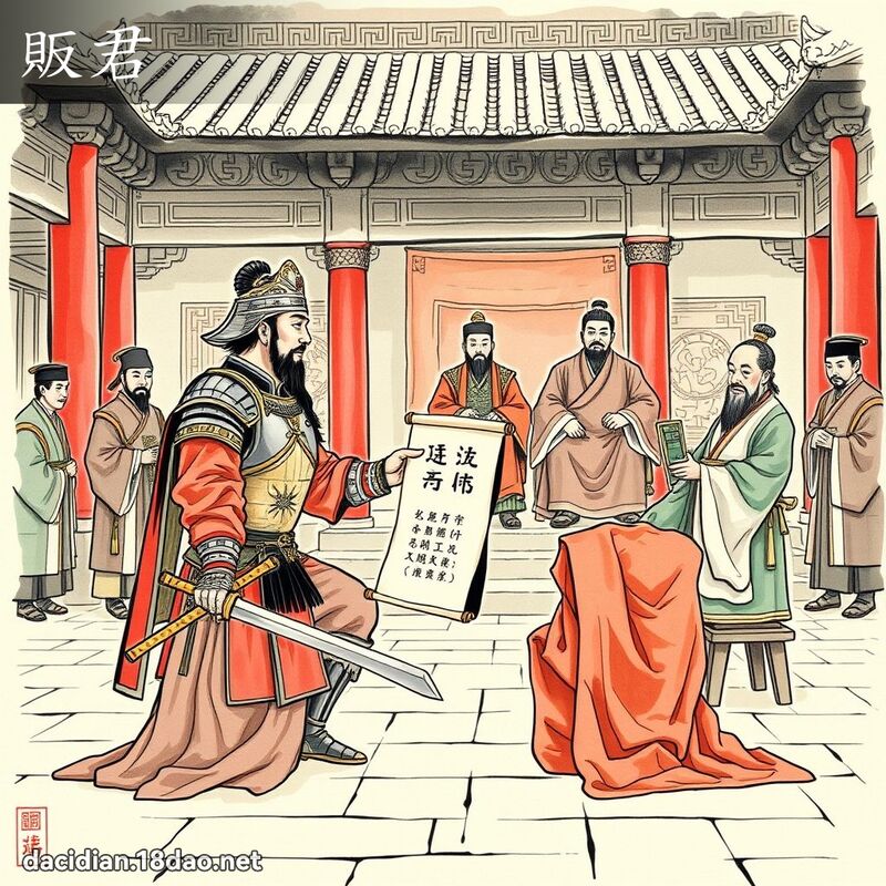 贩君 - 国语大辞典配图