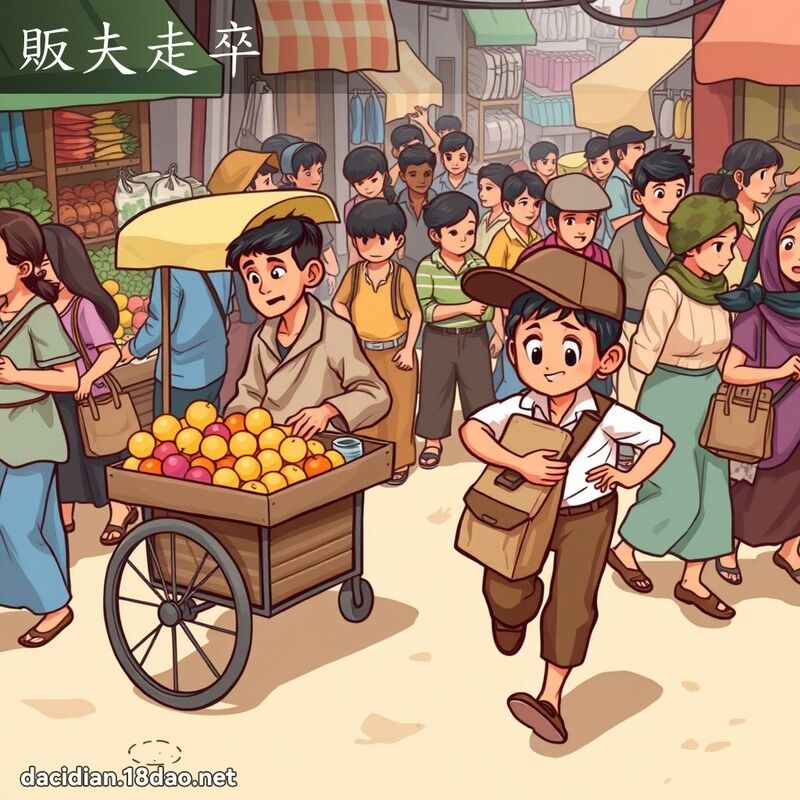 販夫走卒 - 國語大辭典配圖