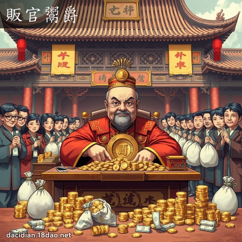 販官鬻爵 - 國語大辭典配圖