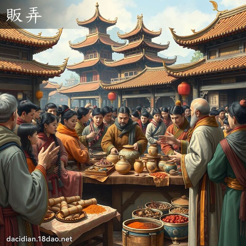 販弄 - 國語大辭典配圖