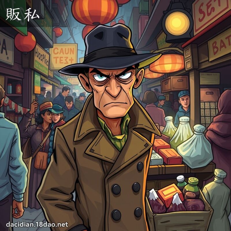 販私 - 國語大辭典配圖