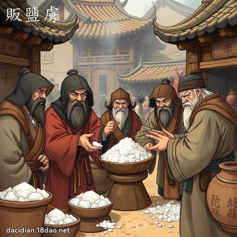 贩盐虏 - 国语大辞典配图