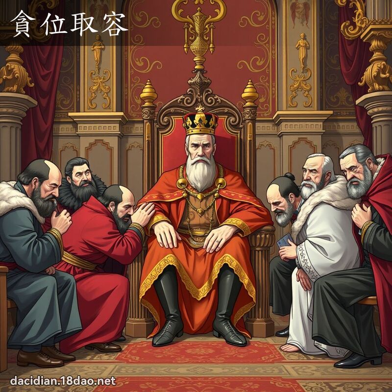貪位取容 - 國語大辭典配圖