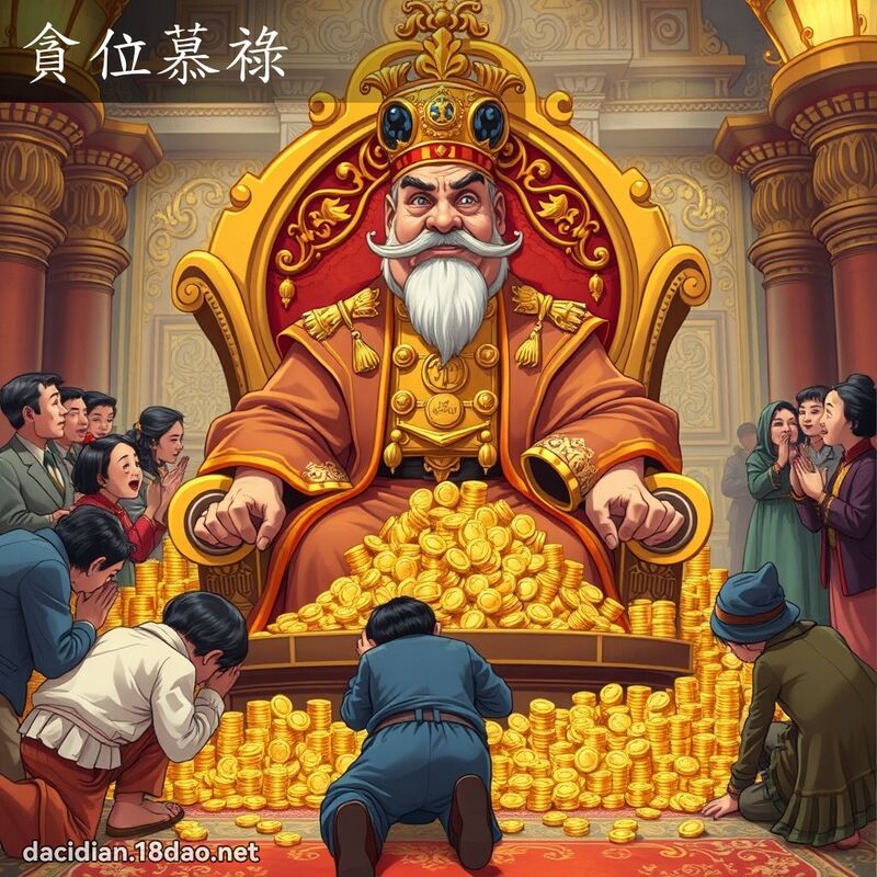 貪位慕祿 - 國語大辭典配圖