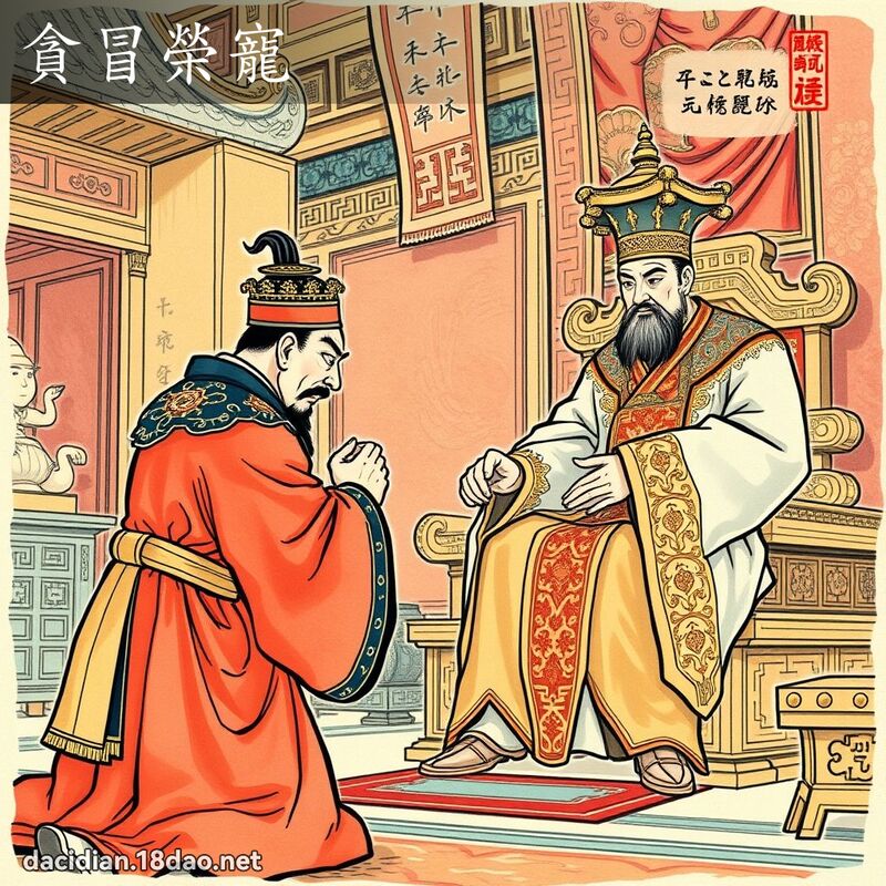 貪冒榮寵 - 國語大辭典配圖