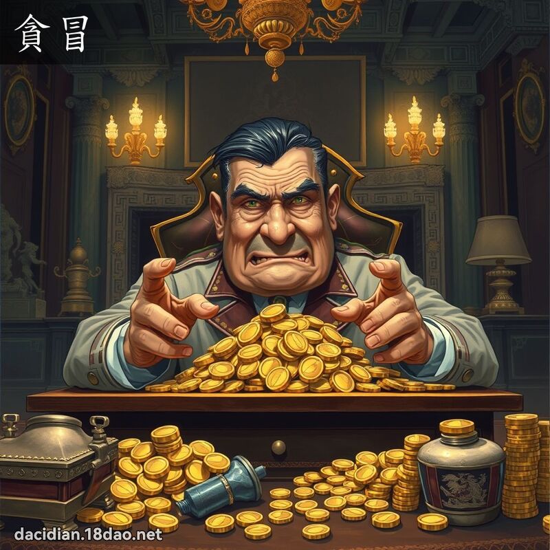 贪冒 - 国语大辞典配图