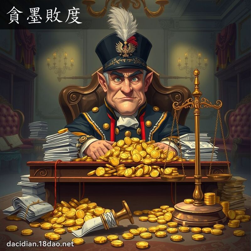 貪墨敗度 - 國語大辭典配圖