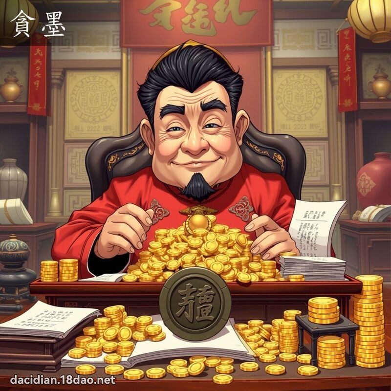 貪墨 - 國語大辭典配圖
