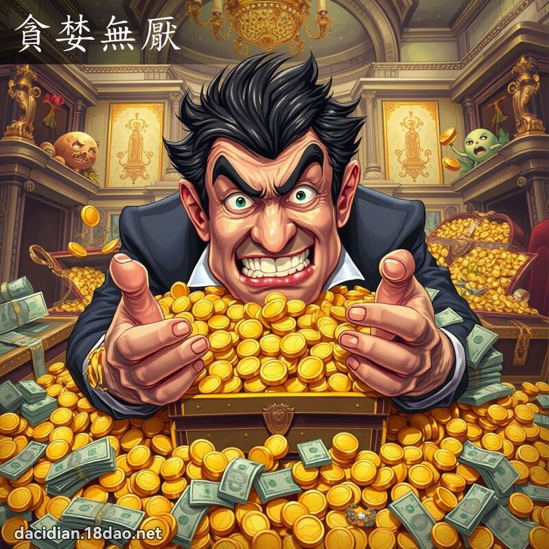 貪婪無厭 - 國語大辭典配圖