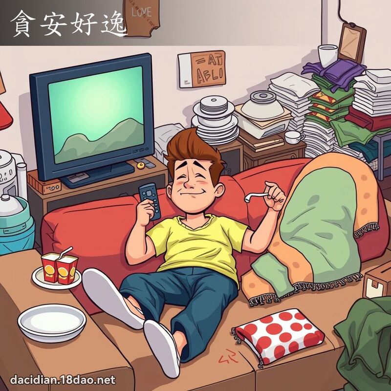 贪安好逸 - 国语大辞典配图