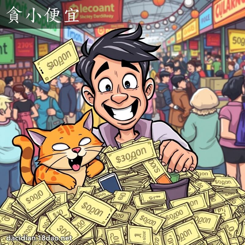 贪小便宜 - 国语大辞典配图