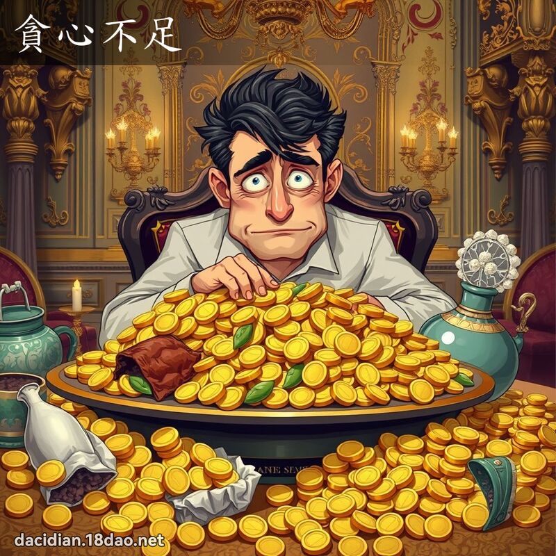 貪心不足 - 國語大辭典配圖