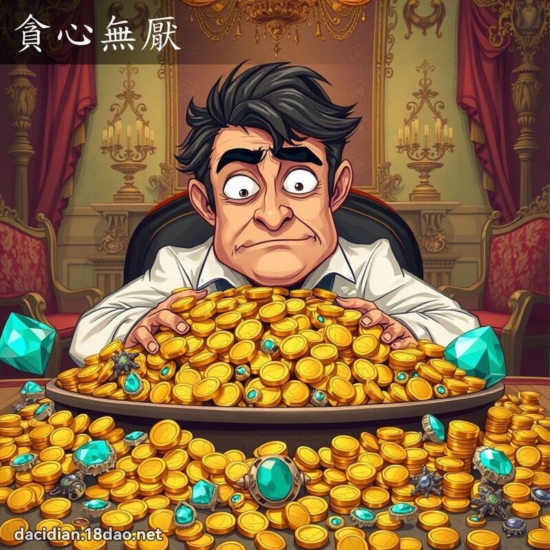 贪心无厌 - 国语大辞典配图