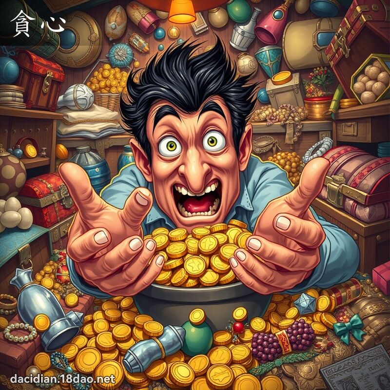 貪心 - 國語大辭典配圖