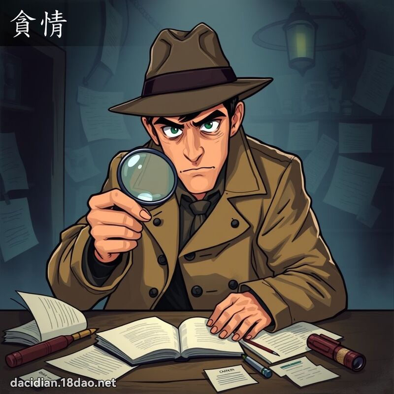 貪情 - 國語大辭典配圖