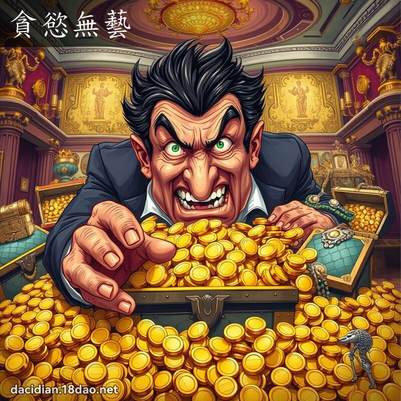 贪慾无艺 - 国语大辞典配图