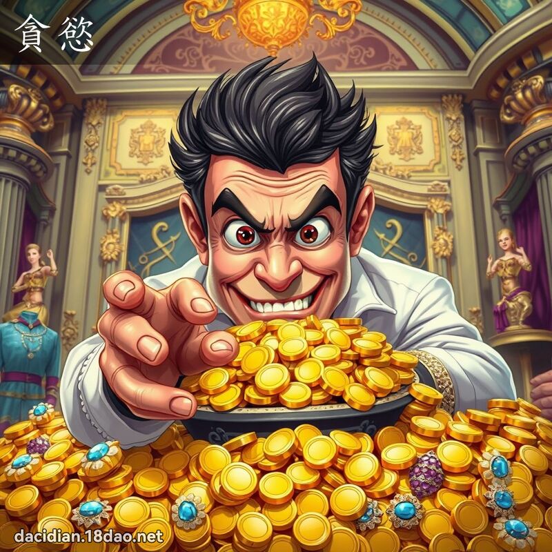 貪慾 - 國語大辭典配圖