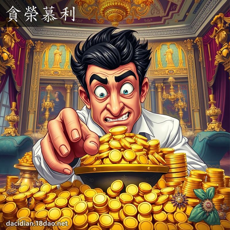貪榮慕利 - 國語大辭典配圖