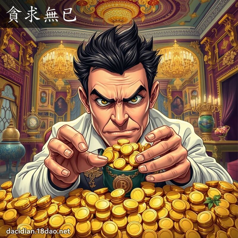 贪求无已 - 国语大辞典配图