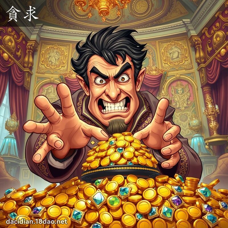 貪求 - 國語大辭典配圖