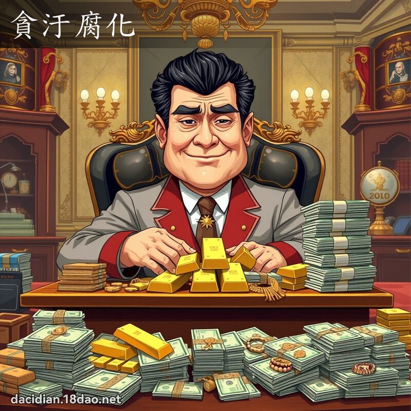 貪汙腐化 - 國語大辭典配圖