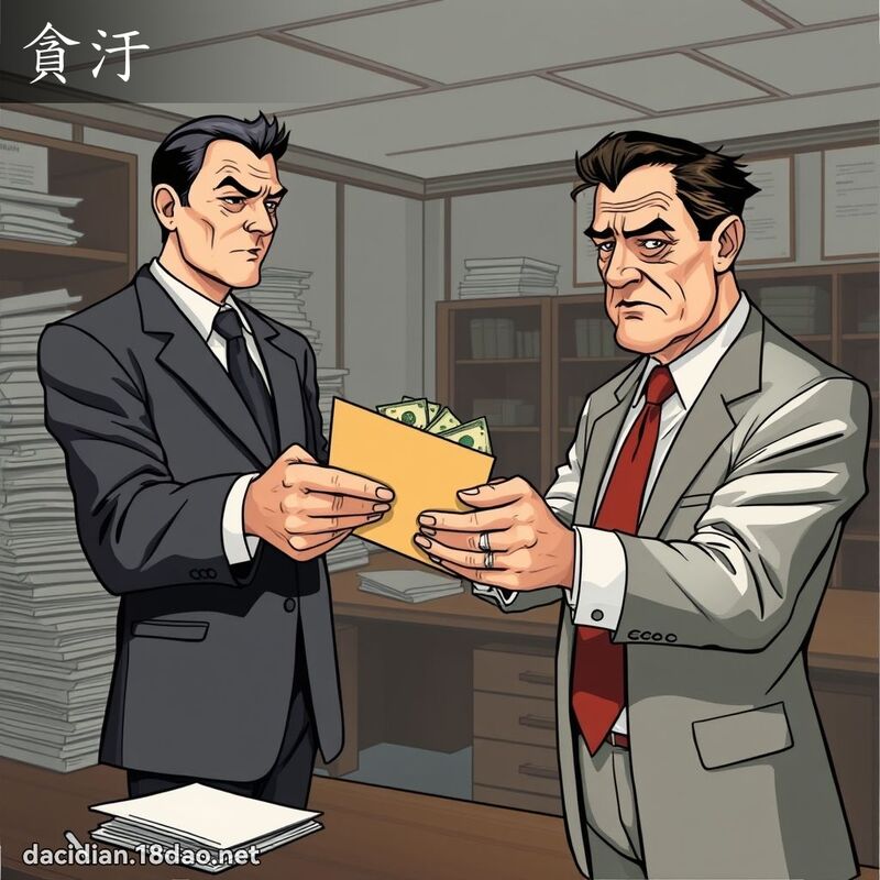貪汙 - 國語大辭典配圖