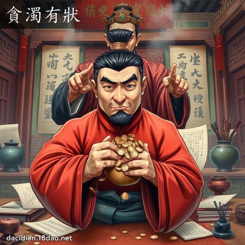 贪浊有状 - 国语大辞典配图