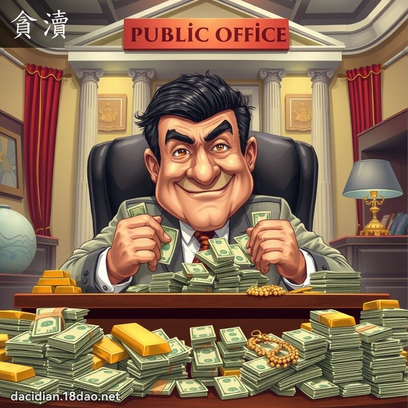 贪瀆 - 国语大辞典配图