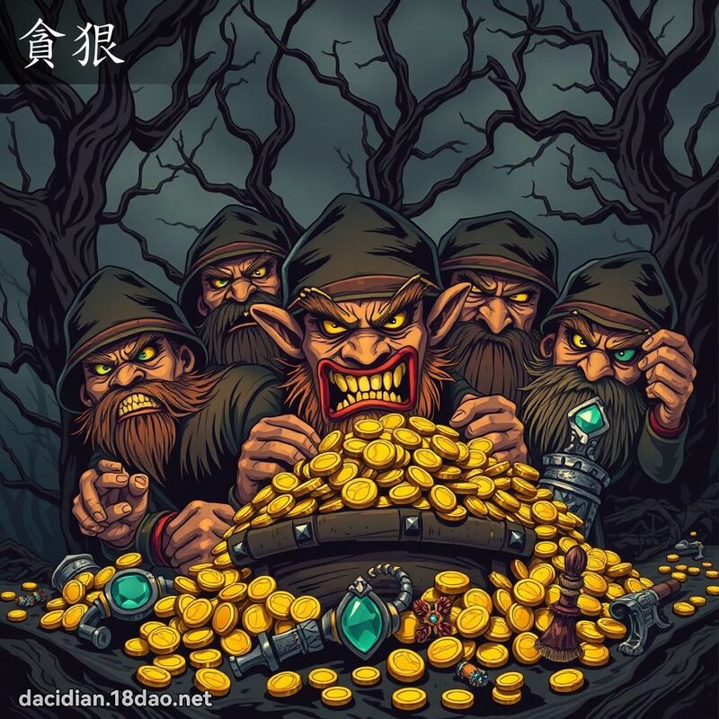 貪狠 - 國語大辭典配圖