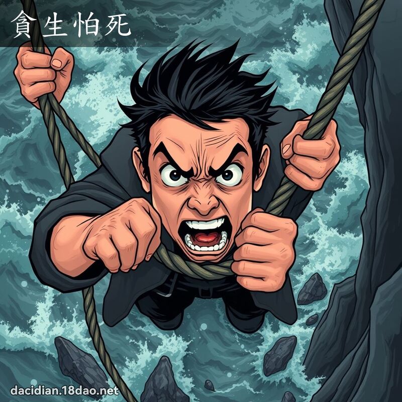 貪生怕死 - 國語大辭典配圖