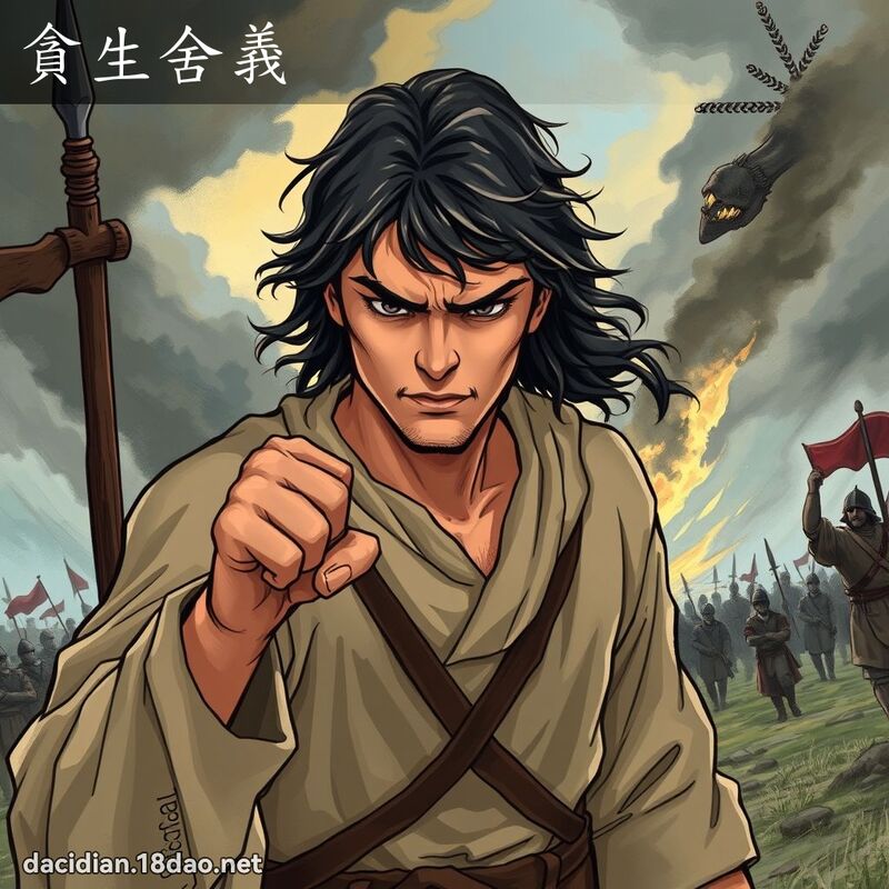 贪生舍义 - 国语大辞典配图